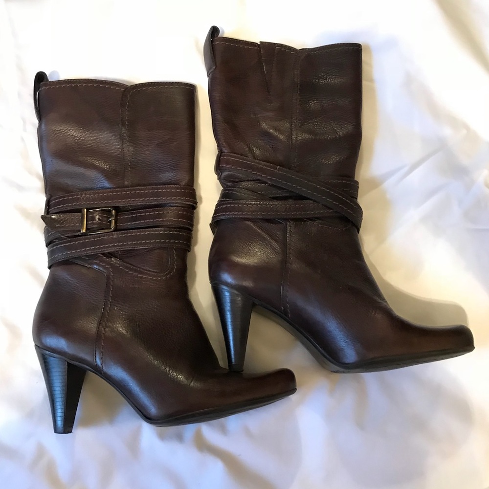 Gianni Bini Mid Calf Heeled Boots